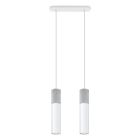 Betonowa lampa wisząca szara, Fardou