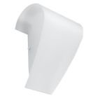 Szklany kinkiet biały, Matias