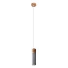 Betonowa lampa wisząca brązowa, Ferron