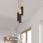 Aluminiowa lampa wisząca brązowa, Francesca