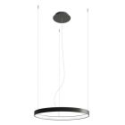 Aluminiowa lampa wisząca czarna, Ringo, 30W, 3000K LED