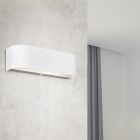 Biały kinkiet góra-dół szklany, Tomaso, 3,1W, 3000K LED