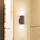 Rdzawa lampa zewnętrzna nowoczesna, Fjelso, IP44