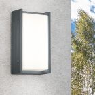 Antracytowa lampa zewnętrzna nowoczesna, Arthur, 8,5W, 3000K LED, IP54