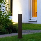 Antracytowa lampa zewnętrzna aluminiowa, Sodbury, IP44