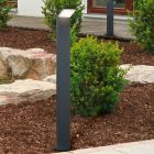 Czarna lampa zewnętrzna nowoczesna, Solana, 9W, 3000K LED, IP54