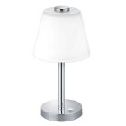 Chromowana lampa stołowa nowoczesna, Liv, 4W, 3000K LED, z przełącznik