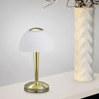 Mosiądz lampa stołowa klasyczna, Daphne, 4W, 3000K LED, z przełącznik