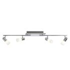 Szary spot sufitowy szklany, Morely, 4,3W, 3000K LED