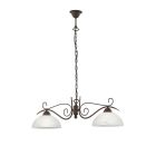 Biała lampa wisząca klasyczna, Jared