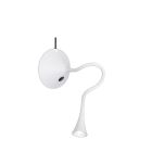 Biała lampa biurkowa nowoczesna, Yelaisa, 3W, 3000K LED, z przełącznik