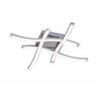 Niklowy plafon sufitowy design, Go, 5W, 3000K LED