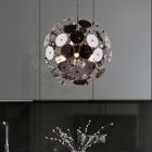 Czarna lampa wisząca nowoczesna, Xinhe