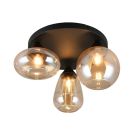 Bursztynowa lampa sufitowa design, Ervin