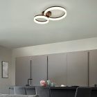 Czarna lampa sufitowa design, Ufuk, 22W, 3000K LED