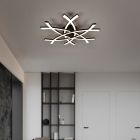 Czarny plafon sufitowy design, Carien, 33W, 3000K LED