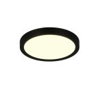Czarny plafon sufitowy nowoczesny, Zayd, 18W, white switch LED, ściemniana w 3 krokach