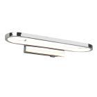 Chromowany kinkiet łazienkowy nowoczesny, Martin, 17W, 3000K LED, IP44