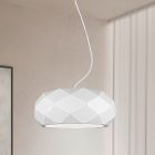 Biała lampa wisząca nowoczesna, Soloro