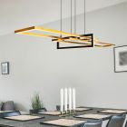 Mosiądz lampa wisząca nowoczesna, Hatun, 34W, 3000K LED