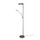 Nowoczesna lampa do czytania stojąca w kolorze brązu, Yazid, 32W, regulowany kolor LED