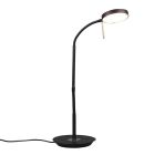 Czarna lampa stołowa nowoczesna, Bilge, 12W, regulowany kolor LED, z przełącznik