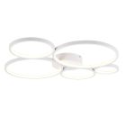 Biały plafon sufitowy nowoczesny, Robon, 49W, 3000K LED