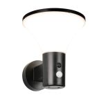Czarny kinkiet solarny zewnętrzny nowoczesny, Nebahat, 3W, 4000K LED, IP44