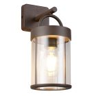 Rdzawa lampa zewnętrzna nowoczesna, Piter, IP44
