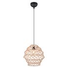 Brązowa lampa wisząca rustykalna, Liduina