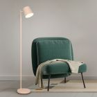 Brązowa lampa stojąca akumulatorowa metalowa, Suraya, 4,5W, 3000K LED, ściemniana w 3 krokach