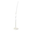 Biała lampa stojąca design, Quirinus, 19W, 4000K LED, z przełącznik