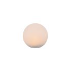 Biała słoneczna lampa dogruntowa nowoczesna, Yavuz, 0,5W, RGBW LED, IP67, z pilot