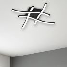 Czarny plafon sufitowy nowoczesny, Go, 5W, 3000K LED