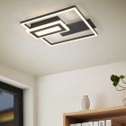 Czarny plafon sufitowy design, Shun, 22W, 3000K LED