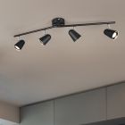 Czarny spot sufitowy nowoczesny, Taj, 3W, 3000K LED