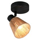 Papierowy reflektor ścienny brązowy, Sjirk