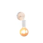 Biały kinkiet vintage, Simran