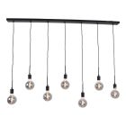 Industrialna lampa wisząca nad stół do jadalni czarna, Bolb