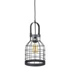 Industrialna lampa wisząca nad stół do jadalni czarna, Faber