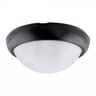 Plastikowy oświetlenie klatki schodowej czarny, Xenia, 8W, 6400K LED, IP54
