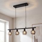 Nowoczesna lampa wisząca szara, Avery