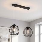 Industrialna lampa wisząca czarna, Wiro