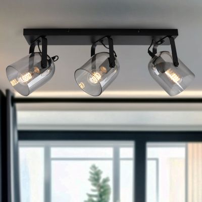 Design spot sufitowy szary, Clyde