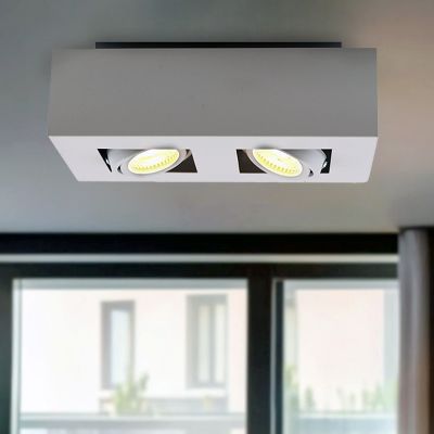 Nowoczesna oprawa natynkowa biała, Akira