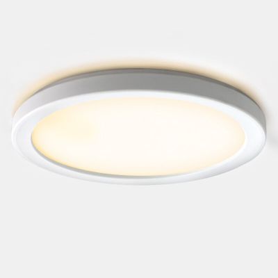 Plastikowa lampa łazienkowa sufitowa biała, Shivani, 15W, 3000K LED, IP44