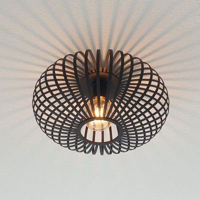 Industrialny plafon sufitowy czarny, Lieve Industrialny plafon sufitowy czarny, Lieve