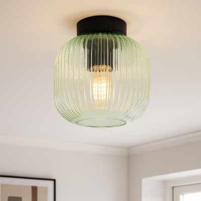 Design lampa sufitowa zielona, Charlois