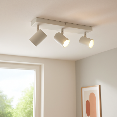 Nowoczesny spot sufitowy biały, Elena