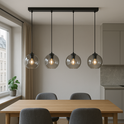Design lampa wisząca szara, Giada